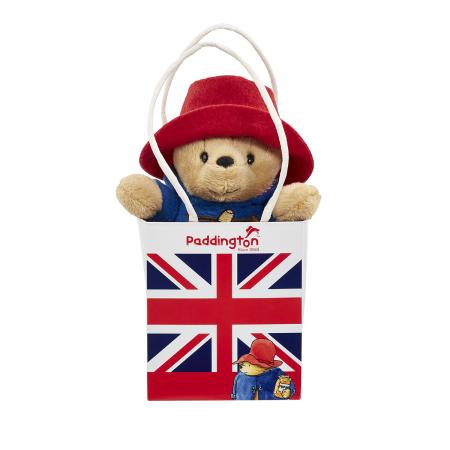 Classic Paddington Bear in Union Jack Bag | Rainbow Designs - The 